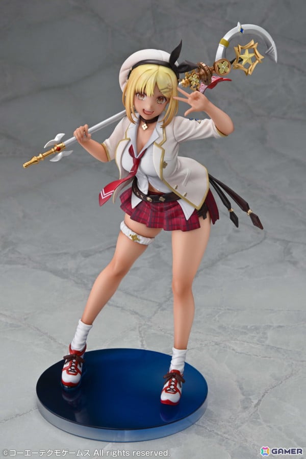 「レスレリアーナのアトリエ」のイベント「レスレリ学園」に登場した金髪ギャル姿のライザが1/7スケールフィギュアになって登場！予約受付も実施中の画像