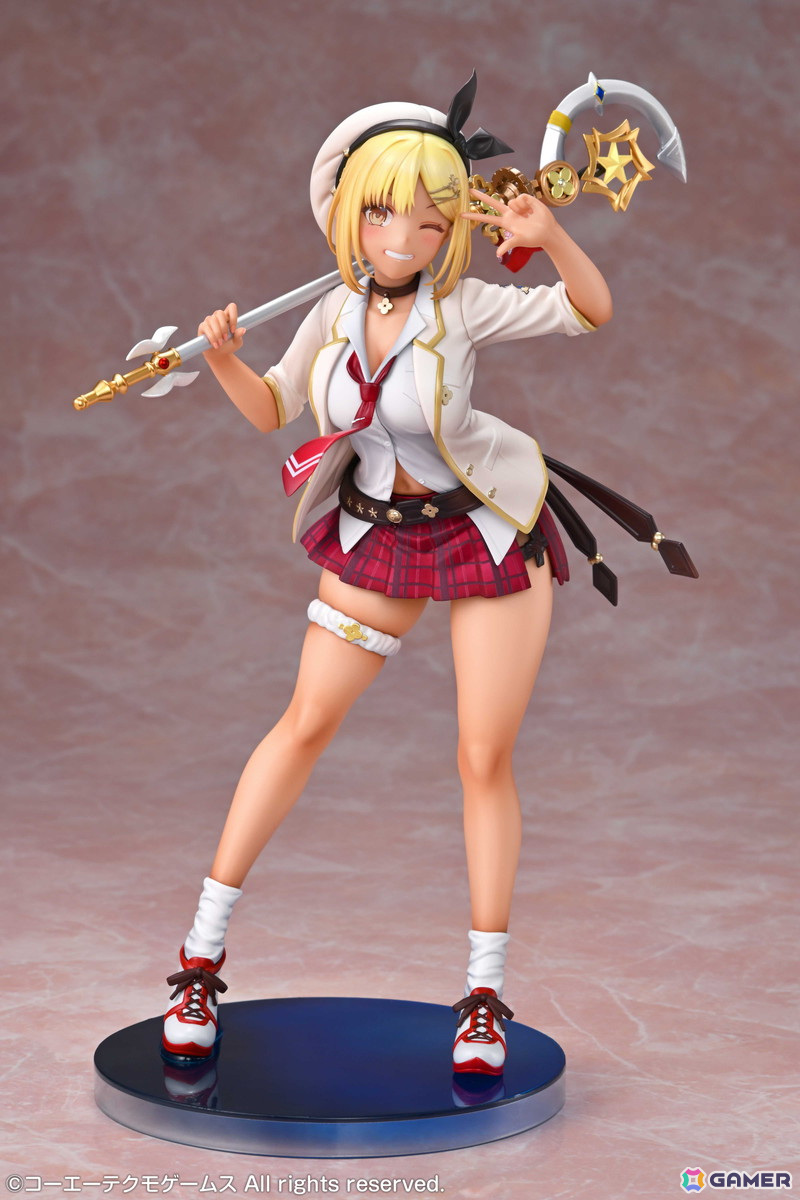 「レスレリアーナのアトリエ」のイベント「レスレリ学園」に登場した金髪ギャル姿のライザが1/7スケールフィギュアになって登場！予約受付も実施中の画像