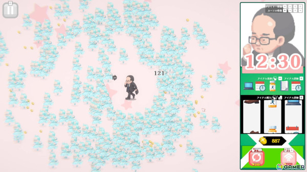 「おじvsおじ」が5月2日にSteamでリリース！3,000体のおじから15分生き残るのを目指すリアルタイムデッキ構築アクションゲームの画像3