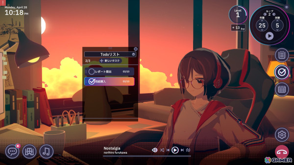 少女と共にデスクワークができる癒し系作業用ADV「Chill With You」が発表！背景や音楽のカスタマイズなど作業に集中できる要素が満載の画像2