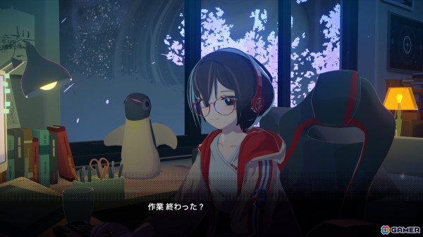 少女と共にデスクワークができる癒し系作業用ADV「Chill With You」が発表！背景や音楽のカスタマイズなど作業に集中できる要素が満載の画像