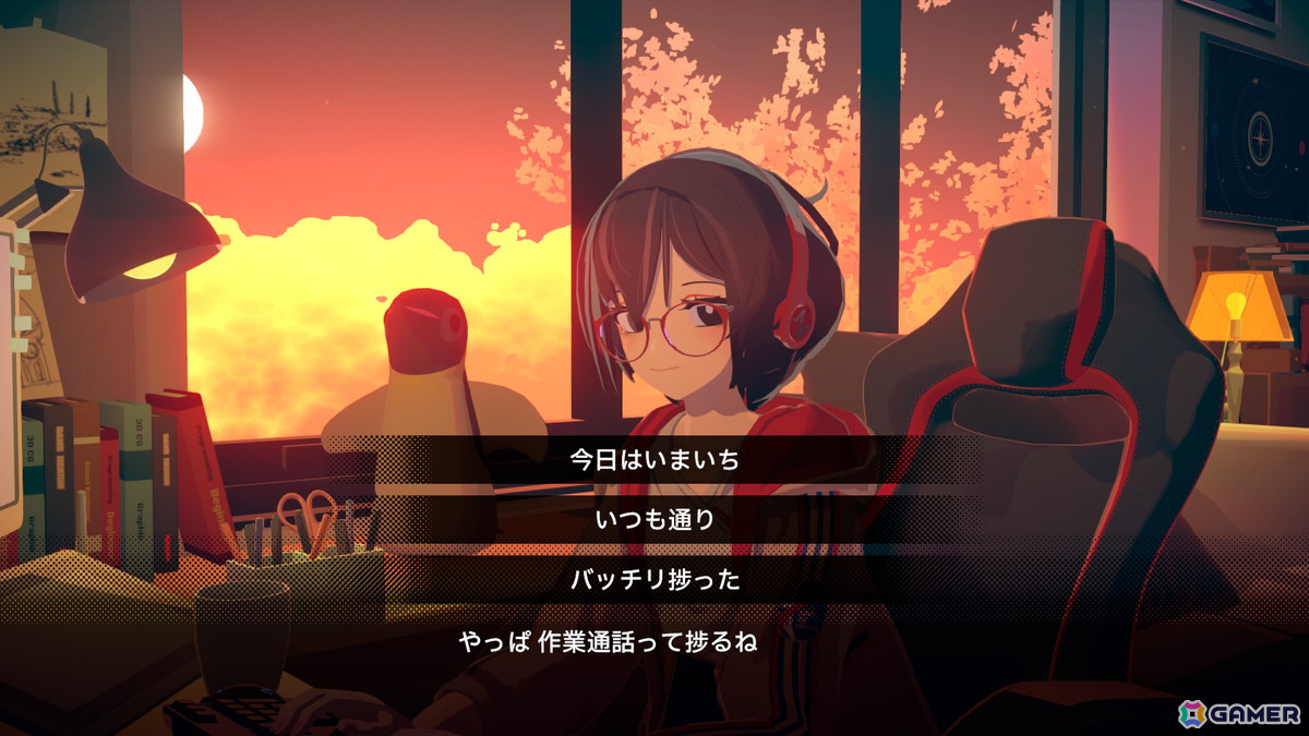 少女と共にデスクワークができる癒し系作業用ADV「Chill With You」が発表！背景や音楽のカスタマイズなど作業に集中できる要素が満載の画像3