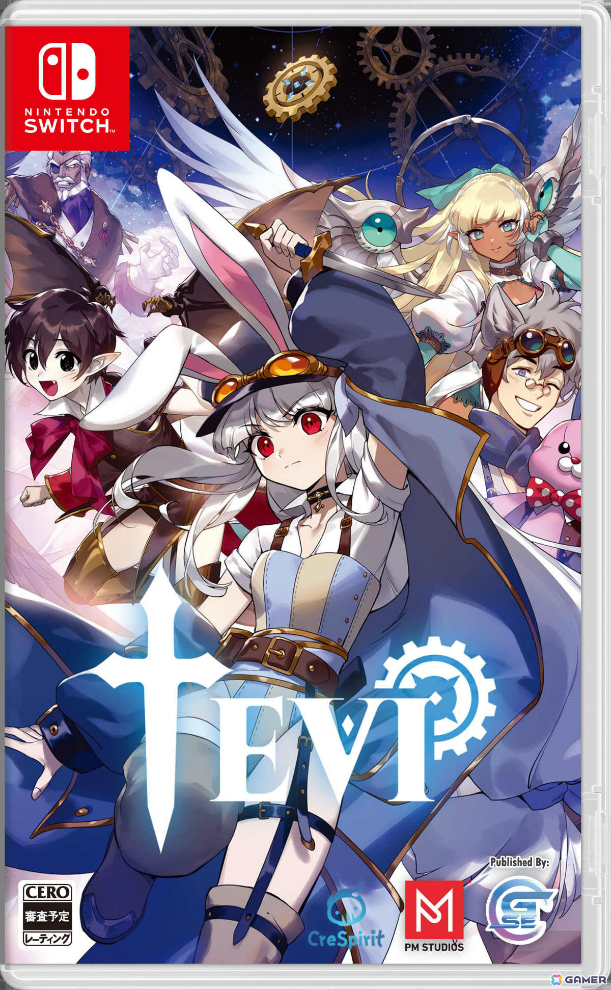 2Dメトロイドヴァニア「TEVI」日本語パッケージ版がSwitchで7月17日に発売!予約特典はテビィたちの描き下ろしマウスパッドの画像