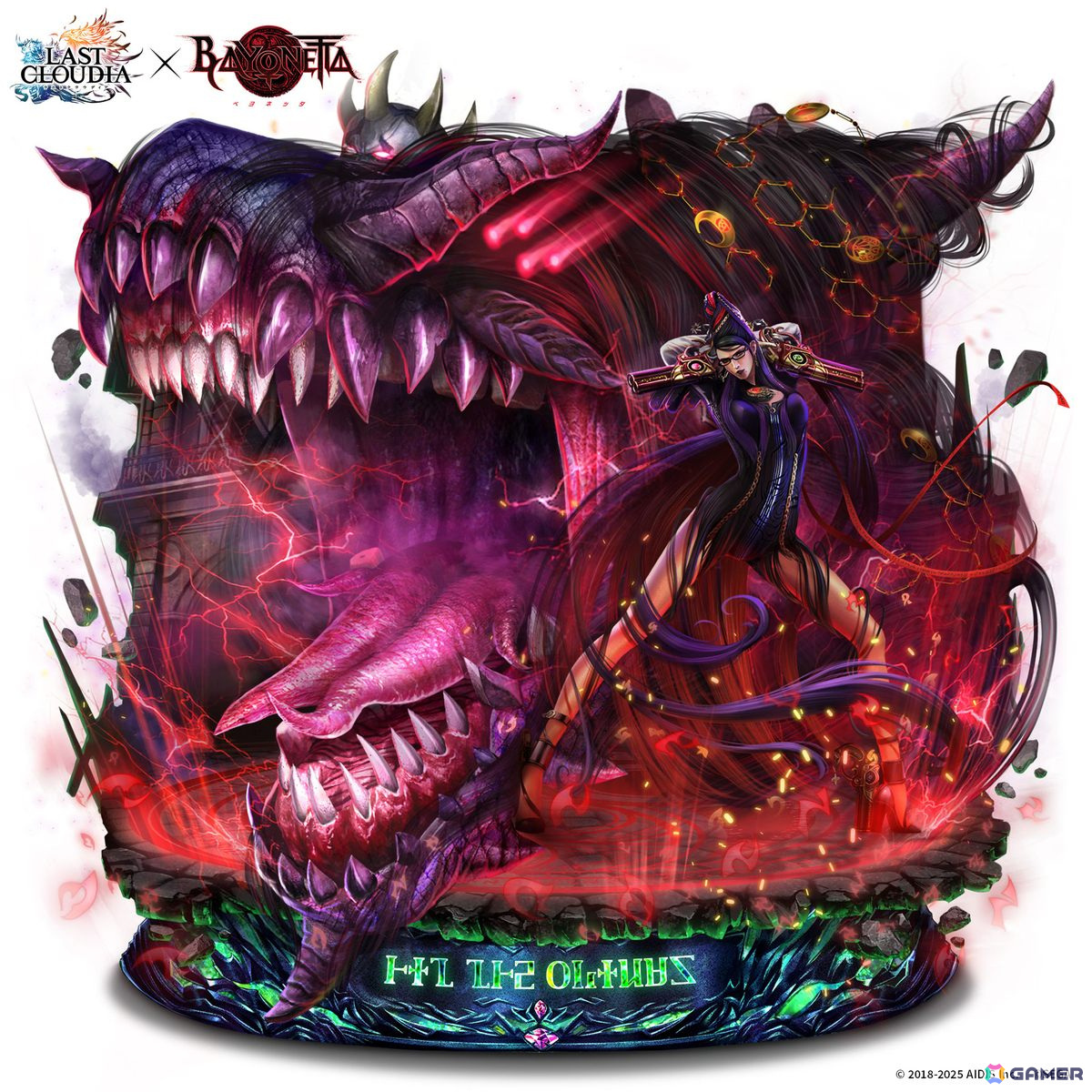 「ラストクラウディア」で「ベヨネッタ」の復刻コラボガチャが開催！コラボユニットのベヨネッタ（CV：田中敦子）とジャンヌ（CV：園崎未恵）が登場の画像