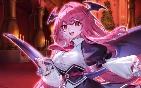 「東方幻想エクリプス」で新キャラ［紅き図書館の悪魔］小悪魔（CV：春瀬なつみ）が登場する願掛けが開催！