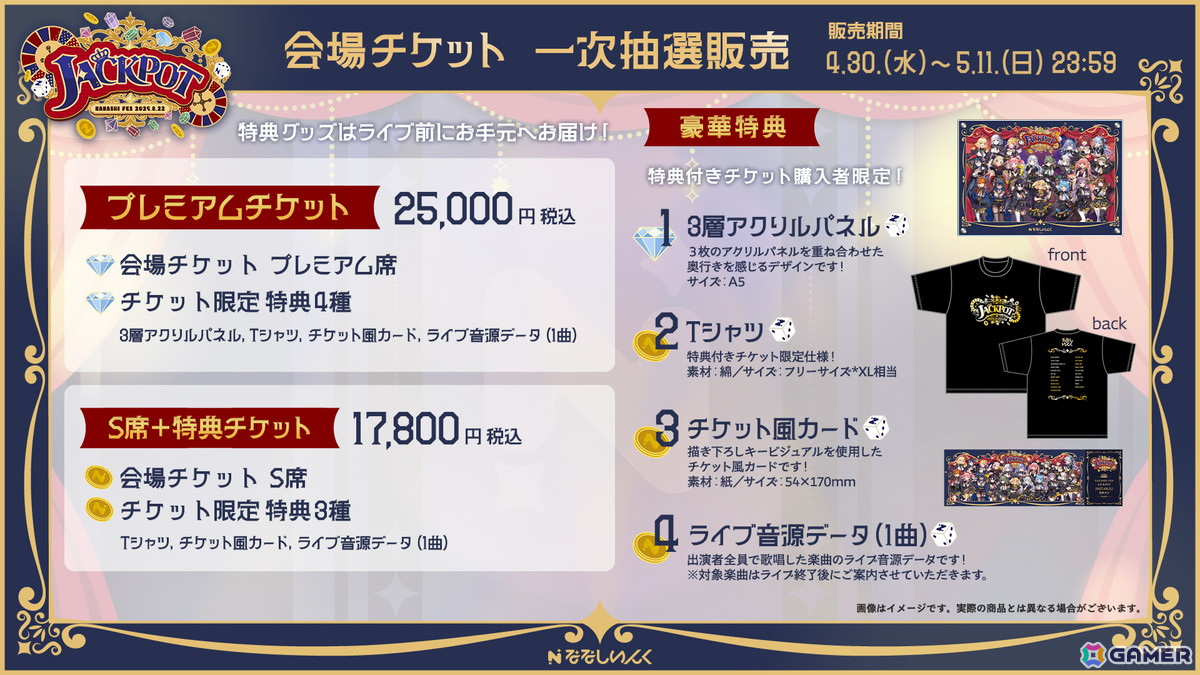 VTuber事務所「ななしいんく」の全体ライブ「NANASHI FES 2025 “JACKPOT”」が8月22日に豊洲PITで開催!の画像