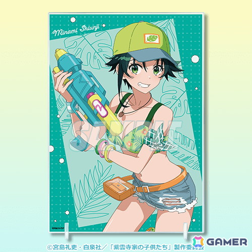 TVアニメ「紫雲寺家の子供たち」水着姿の描き下ろしイラストを使用したオンラインくじがくじ引き堂に登場!の画像