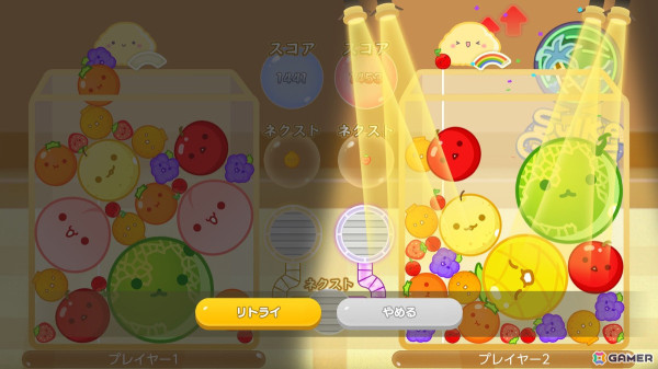 Switch版「スイカゲーム」の「2人プレイモード 追加パック」に新モード「アイテム」が登場！6つのアイテムを使ってスコアを競おうの画像