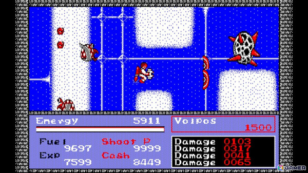 「EGGコンソール 未来 PC-8801mkIISR」がSwitchでリリース！空中はシューティング、地下では格闘アクションが楽しめるの画像