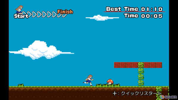 “ギリJump”を駆使して1秒でも早くゴールを目指す高速アクション「ツクールシリーズ ギリJumpエクストリーム」がリリース！の画像2