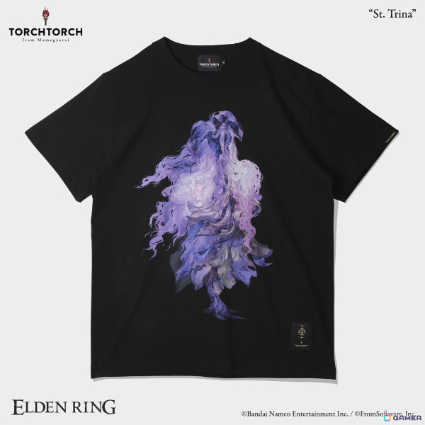 「ELDEN RING」とTORCH TORCHの新作コラボアイテムが7月に発売！DLC「SHADOW OF THE ERDTREE」より「聖女トリーナ」のTシャツが登場の画像2