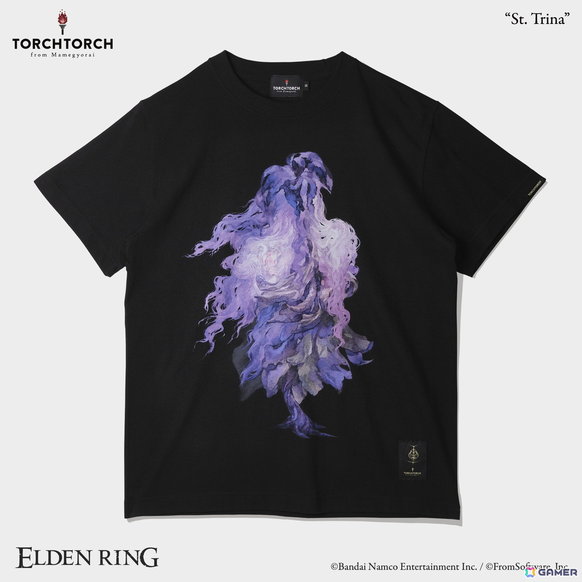 「ELDEN RING」とTORCH TORCHの新作コラボアイテムが7月に発売！DLC「SHADOW OF THE ERDTREE」より「聖女トリーナ」のTシャツが登場の画像