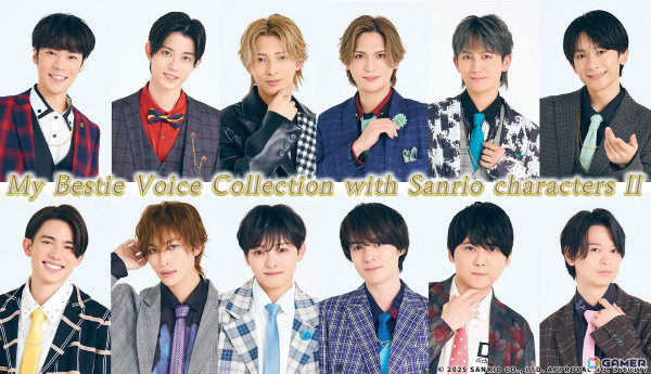 サンリオキャラクターソングカバーアルバム「My Bestie Voice Collection with Sanrio characters II」小野賢章さん、梶裕貴さんら12名の撮りおろしビジュアルが公開！の画像1