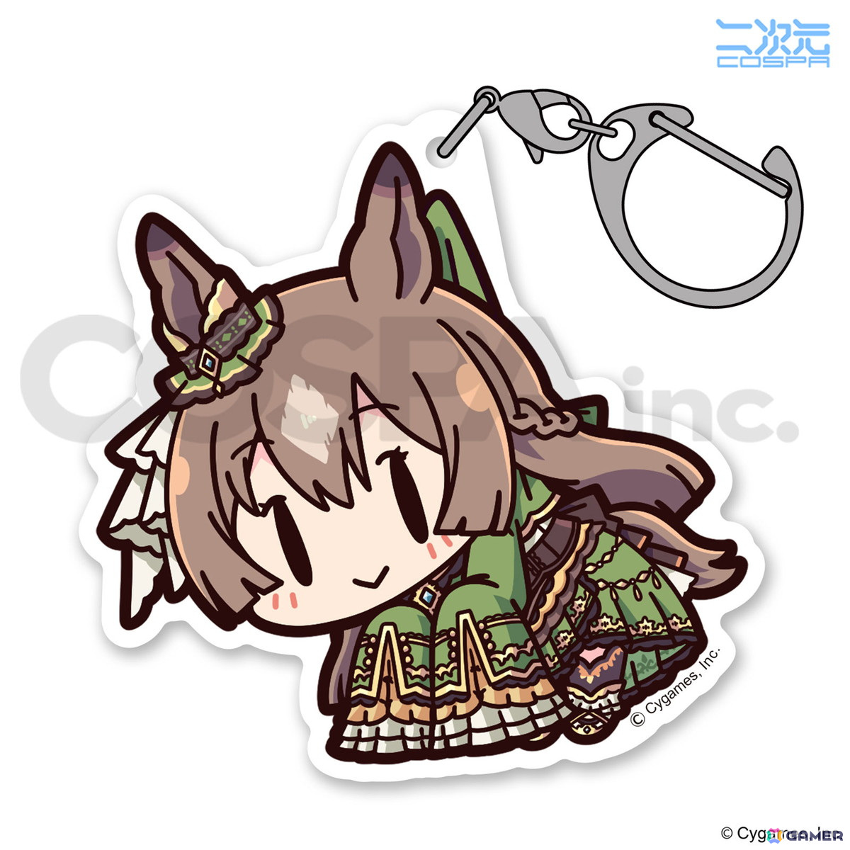 「ウマ娘 プリティーダービー」サトノダイヤモンドやドゥラメンテたちが「アクリルつままれ」になって二次元コスパから登場!の画像