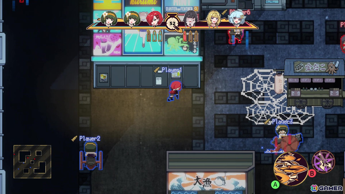 ドット絵の女子高生による3on3ドタバタ大砲バトル「砲撃少女」が5月15日にSteamにて販売！の画像7