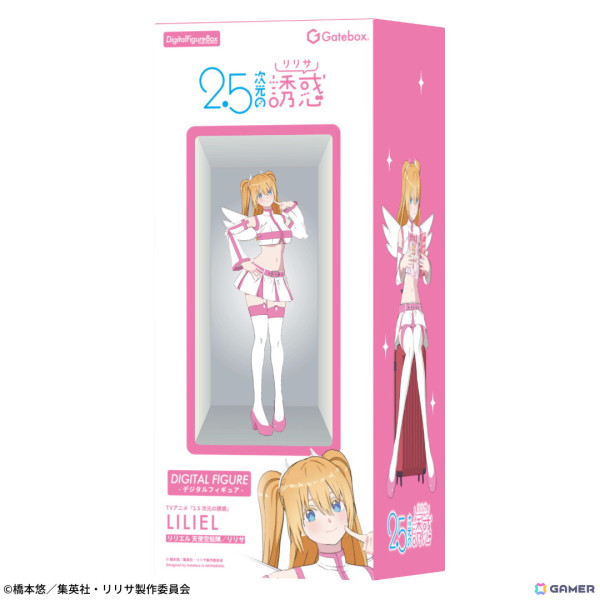 GateboxよりTVアニメ「2.5次元の誘惑」のデジタルフィギュアボックスが登場!リリエルとミリエラのコスプレシーンを表現の画像