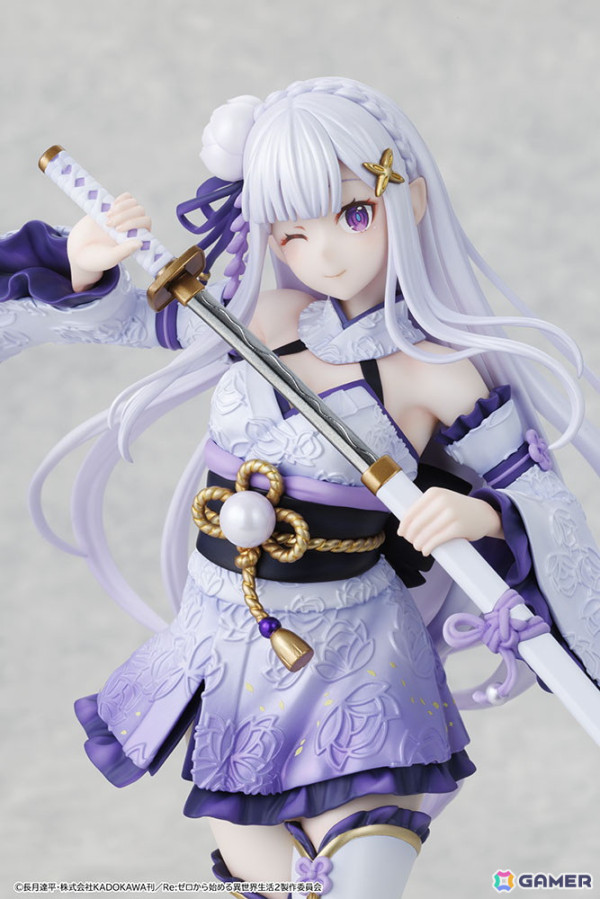 「Re:ゼロから始める異世界生活」エミリアが戦装束ver.で1/7スケールフィギュア化！の画像