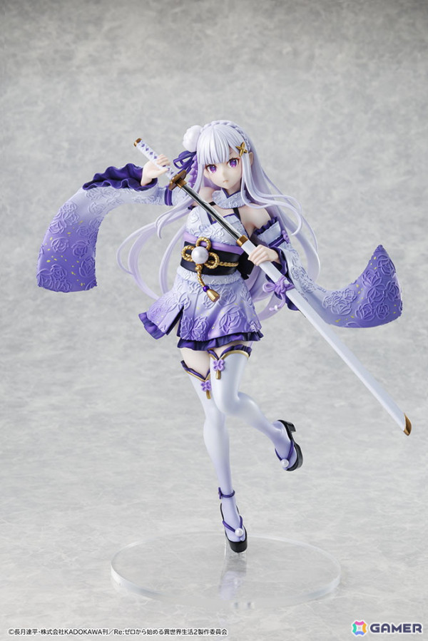 「Re:ゼロから始める異世界生活」エミリアが戦装束ver.で1/7スケールフィギュア化！の画像