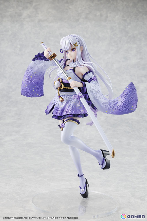 「Re:ゼロから始める異世界生活」エミリアが戦装束ver.で1/7スケールフィギュア化！の画像