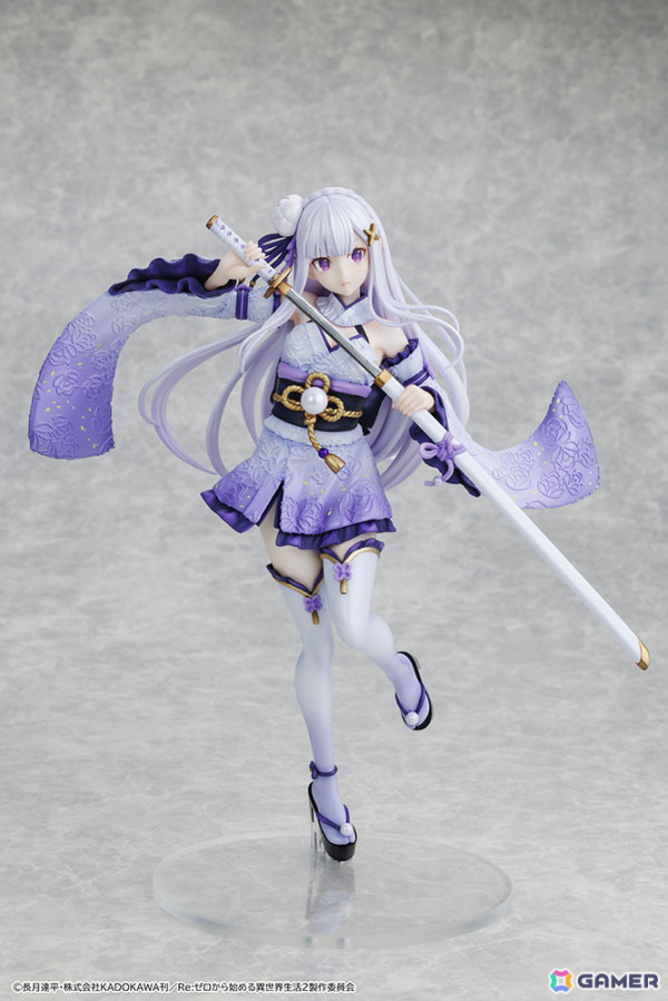 「Re:ゼロから始める異世界生活」エミリアが戦装束ver.で1/7スケールフィギュア化！の画像