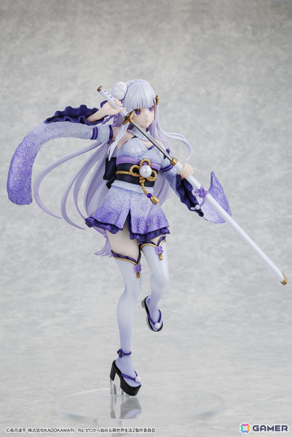 「Re:ゼロから始める異世界生活」エミリアが戦装束ver.で1/7スケールフィギュア化！の画像