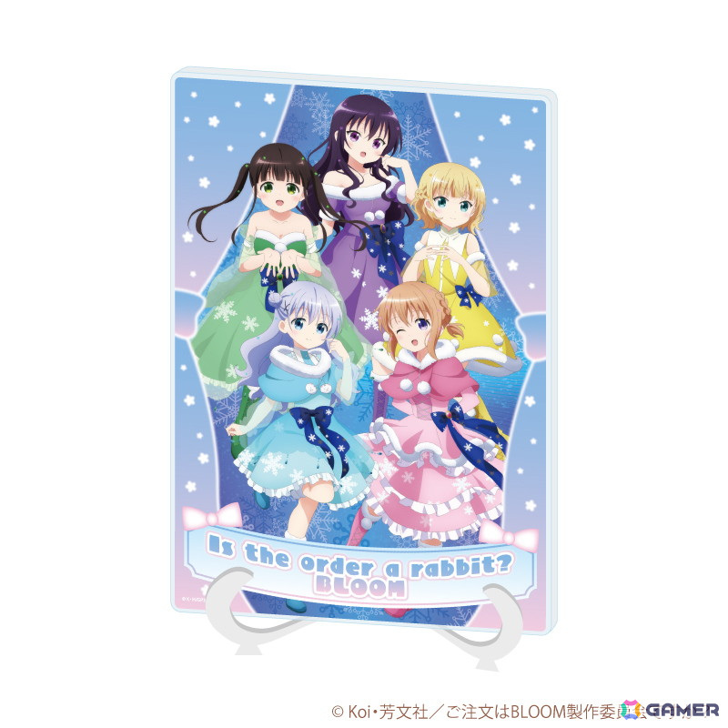 TVアニメ「ご注文はうさぎですか？BLOOM」“雪の妖精”テーマの描き下ろしイラストを使用したグッズが「eeo Store online」に登場！の画像