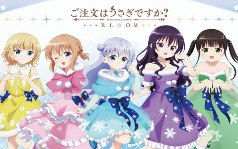 TVアニメ「ご注文はうさぎですか？BLOOM」“雪の妖精”テーマの描き下ろしイラストを使用したグッズが「eeo Store online」に登場！