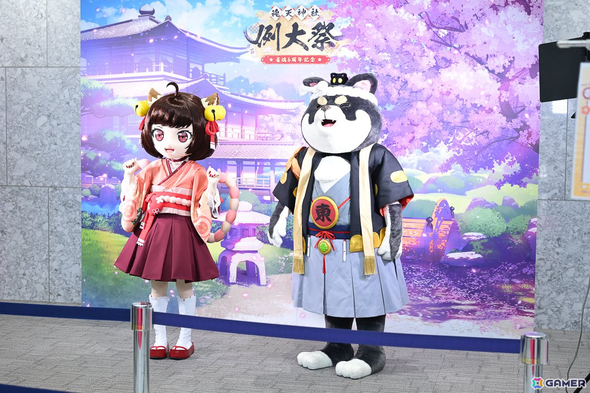 「雀魂6周年記念～魂天神社例大祭～」会場では縁日を思わせる射的や輪投げが盛況！ステージでは小清水亜美さん、立花慎之介さんら声優陣によるゆるい企画もの画像