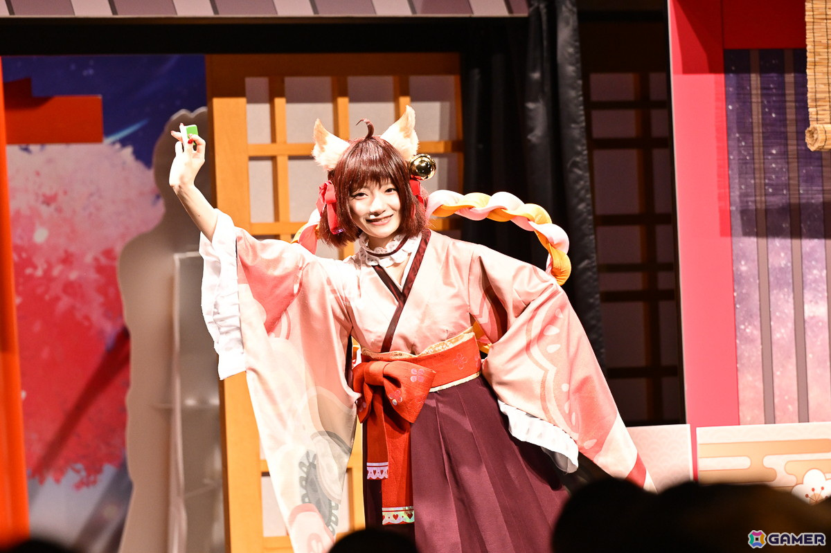 「雀魂6周年記念~魂天神社例大祭~」会場では縁日を思わせる射的や輪投げが盛況!ステージでは小清水亜美さん、立花慎之介さんら声優陣によるゆるい企画もの画像