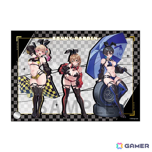 「バニーガーデン」花奈、凜、美羽香がレースクイーンに！抽選会も行われるポップアップストアが5月10日よりゲーマーズにて開催の画像