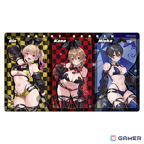 「バニーガーデン」花奈、凜、美羽香がレースクイーンに！抽選会も行われるポップアップストアが5月10日よりゲーマーズにて開催の画像