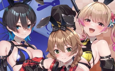「バニーガーデン」花奈、凜、美羽香がレースクイーンに！抽選会も行われるポップアップストアが5月10日よりゲーマーズにて開催