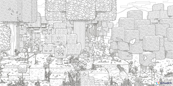 「マインクラフト／ザ・ムービー」の名場面をもとにした公式ぬり絵本が発売！の画像