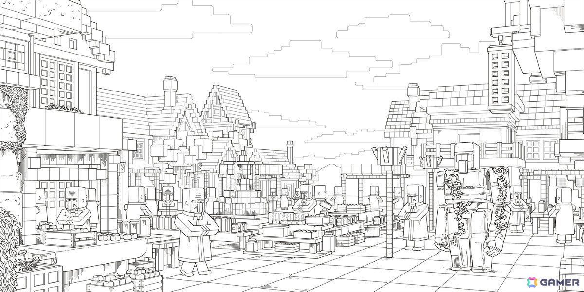 「マインクラフト／ザ・ムービー」の名場面をもとにした公式ぬり絵本が発売！の画像5