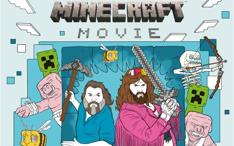 「マインクラフト／ザ・ムービー」の名場面をもとにした公式ぬり絵本が発売！