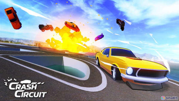 クラッシュしないようにタイミングよく車を発車させるハイパーカジュアルゲーム「クラッシュサーキット」が配信！の画像1
