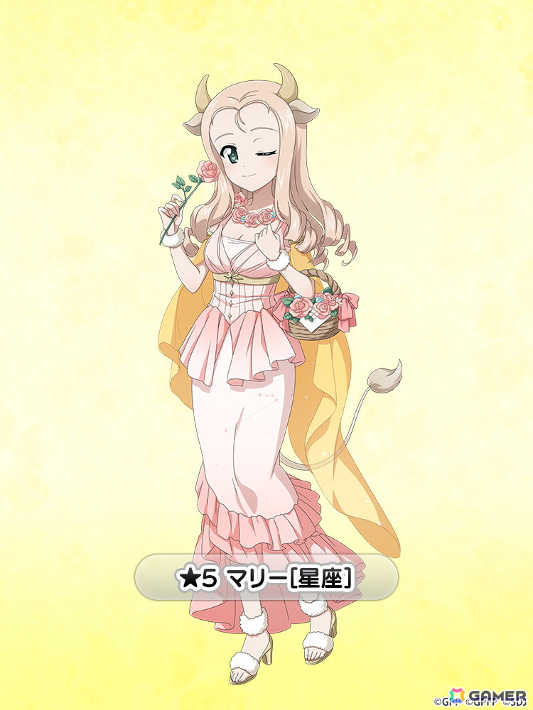 「ガールズ＆パンツァー 戦車道大作戦！」におうし座衣装のマリーが登場！の画像