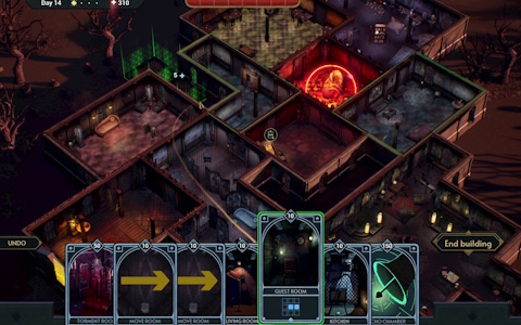恐怖の館となって人間を狂気にいざなうデッキ構築型ローグライトゲーム「Deck of Haunts」が配信！日本語のローンチトレーラーも公開