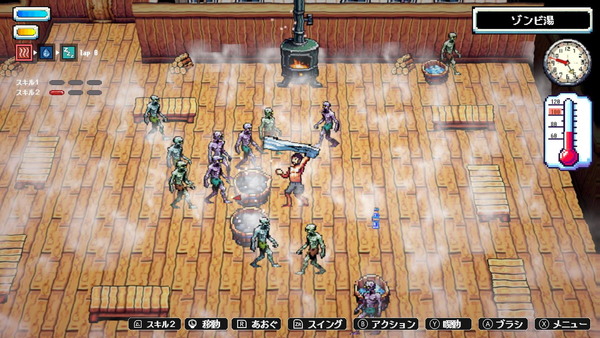 Switch版「Sauna of the DEAD」が5月22日に発売！魔界のサウナを舞台に熱波師となってゾンビたちを整えようの画像