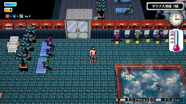 Switch版「Sauna of the DEAD」が5月22日に発売！魔界のサウナを舞台に熱波師となってゾンビたちを整えようの画像