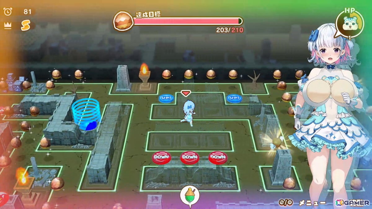 qureateの新作は魔法少女モノ！栗スタル収集アクション「まじかる☆クリっと依久乃ちゃん」がSwitch/Steamで5月22日に配信の画像22