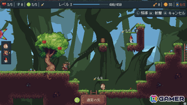 レトロなパズルプラットフォーマーとカードバトルが融合したADV「カード遊びのクマリオ」日本語版がSwitchで配信!の画像