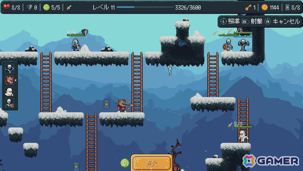 レトロなパズルプラットフォーマーとカードバトルが融合したADV「カード遊びのクマリオ」日本語版がSwitchで配信！の画像7