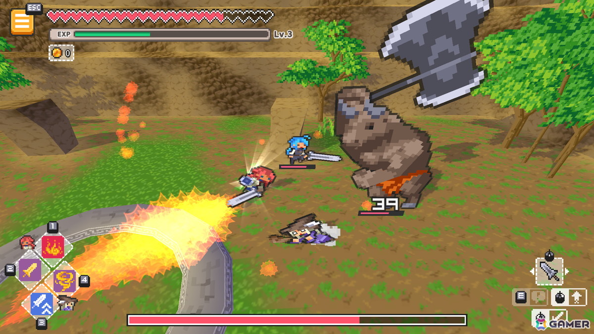 ハック&スラッシュ・ローグライト「鍛冶屋とダンジョン: 求ム!魔王を倒す武器」Steamで5月16日に発売!集めた素材で武器をクラフトして戦うの画像