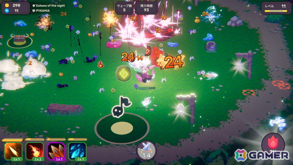 ヴァンサバライクなローグライクリズムアクション「リズムウィッチ ビートオブデス」がSteamにて配信！の画像4