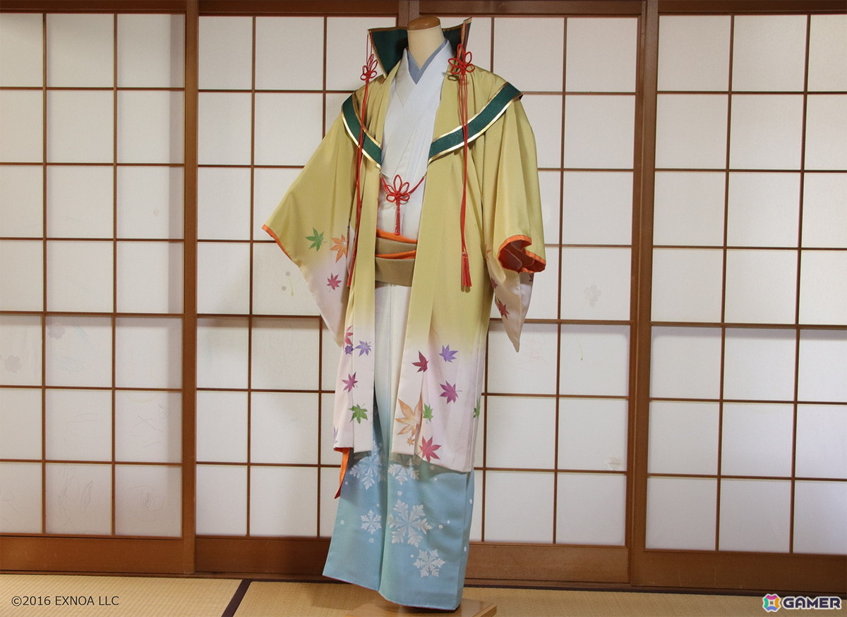 「文豪とアルケミスト」泉鏡花をイメージした着物の受注予約が開始！「文豪とアルケミスト展 -帝國図書館年鑑-」での展示もの画像