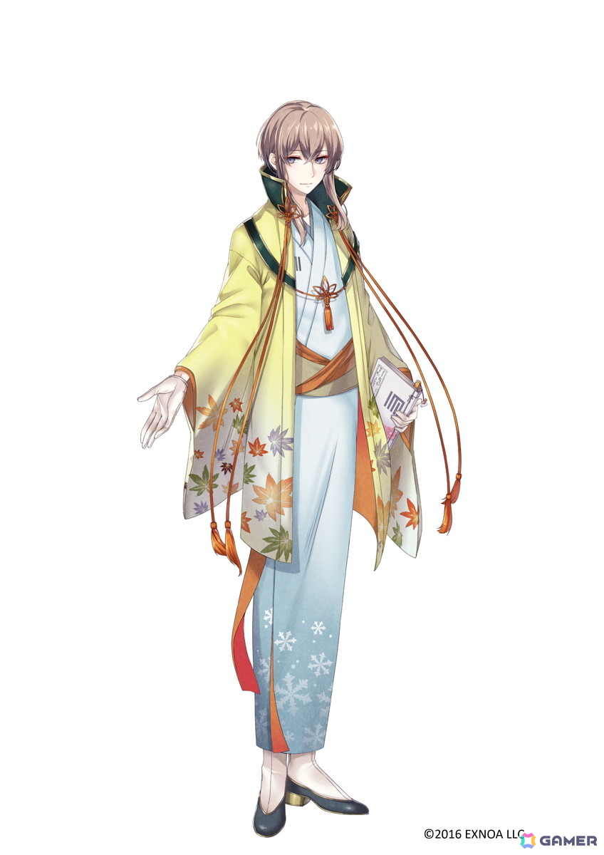 「文豪とアルケミスト」泉鏡花をイメージした着物の受注予約が開始！「文豪とアルケミスト展 -帝國図書館年鑑-」での展示もの画像