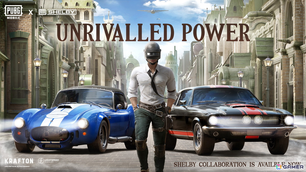 「PUBG MOBILE」でShelby Americanコラボが開催!高性能クラシックカーが登場の画像
