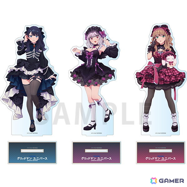 「グリッドマンユニバース」ポップアップストアが5月24日よりゲーマーズで開催!ゴスロリ衣装の六花たちのグッズが登場の画像