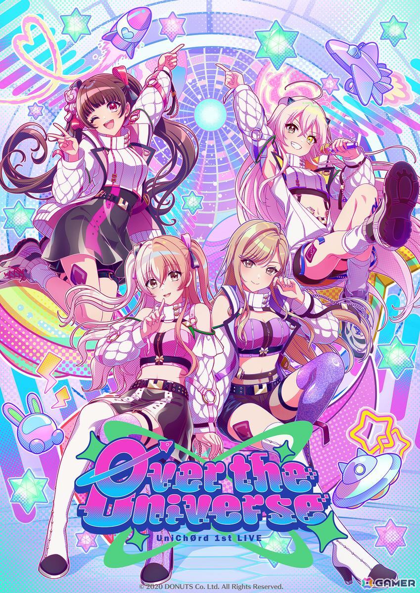 「D4DJ」UniChØrd 1st LIVE 「Øver the Universe」のキービジュアル&ライブロゴが公開!事前物販も受付中の画像